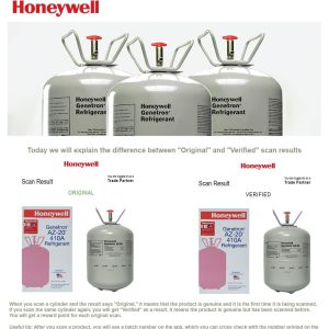 گاز مبرد R410A هانیول (Honeywell)134 هانیول